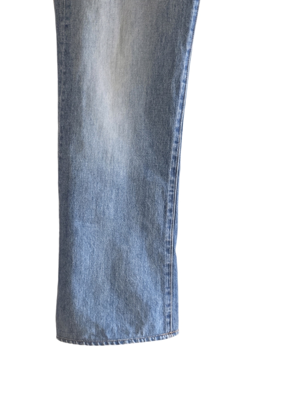Veronica Beard Light Blue High-Rise Flare Jeans with Patch Pockets - Picture 6 of 11